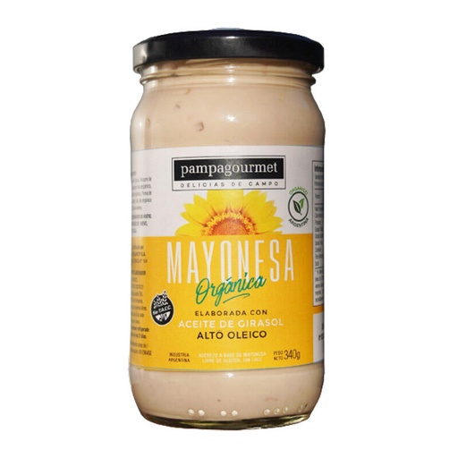 [TDS-01778] Mayonesa Organica - Frasco - 325 gr. / 11,46 Oz. - Marca: PAMPA GOURMET