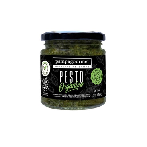 [TDS-01783] Pesto Organico - Frasco - 170 gr. / 6 Oz. - Marca: PAMPA GOURMET