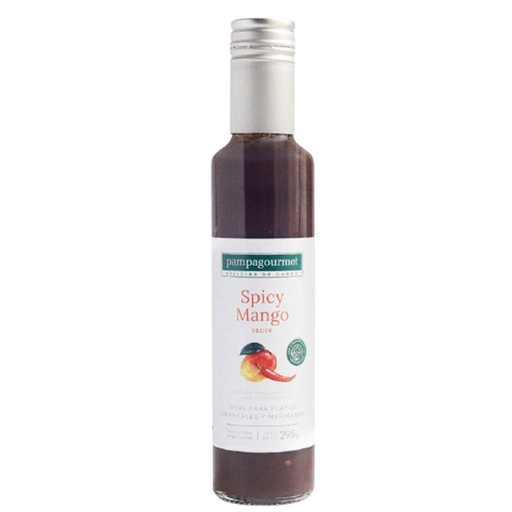 [TDS-01791] Salsa Spicy Mango - Botella - 295 gr. / 10,41 Oz. - Marca: PAMPA GOURMET