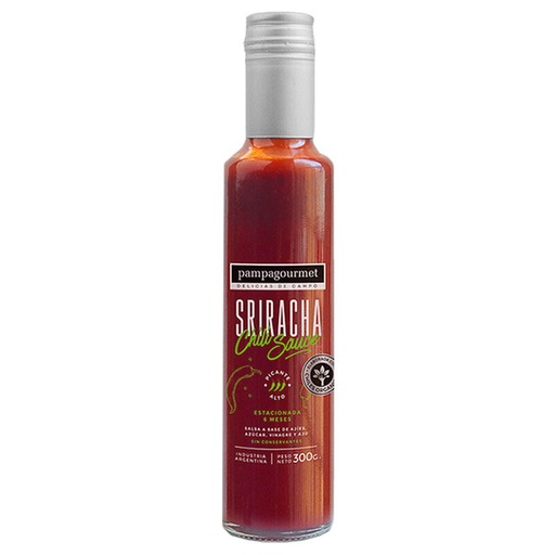 [TDS-01792] Salsa Sriracha - Botella - 300 gr. / 10,58 Oz. - Marca: PAMPA GOURMET