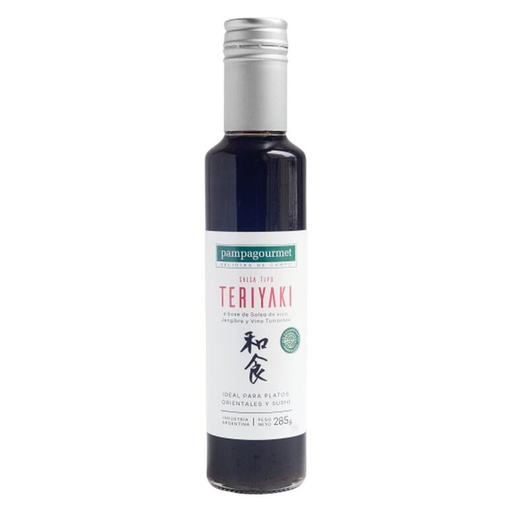 [TDS-01793] Salsa Teriyaki Con Vino Torrontes - Botella - 285 gr. / 10,05 Oz. - Marca: PAMPA GOURMET