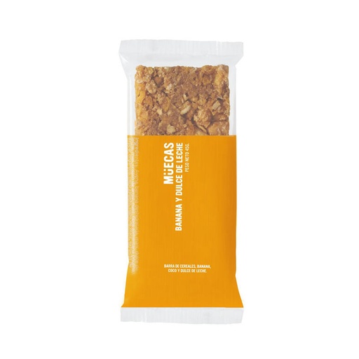 [TDS-01819] Barra de cereal Banana y Dulce de Leche - Por unidad - 45 gr. / 1,59 Oz. - Marca: MUECAS