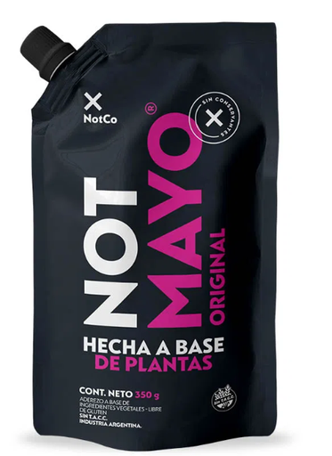 [TDS-01866] Not Mayo Original- Doypack - 350 gr. / 12,35 Oz. - Marca: Not co