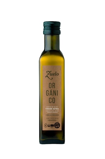 [TDS-02027] Aceite de Oliva Virgen Extra Orgánico - Botella - 250 ml. / 8,45 fl Oz. - Marca: Zuelo