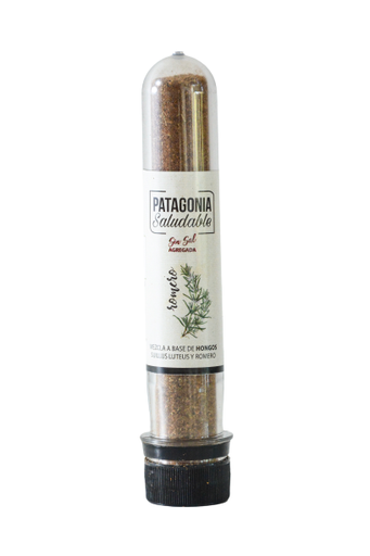 [TDS-02264] Condimento a base de Hongos deshidratados molidos y romero deshidratado (SIN SAL AGREGADA) - 20 gr. / 0,71 Oz. - Marca: Patagonia Saludable